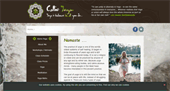 Desktop Screenshot of callieyoga.com